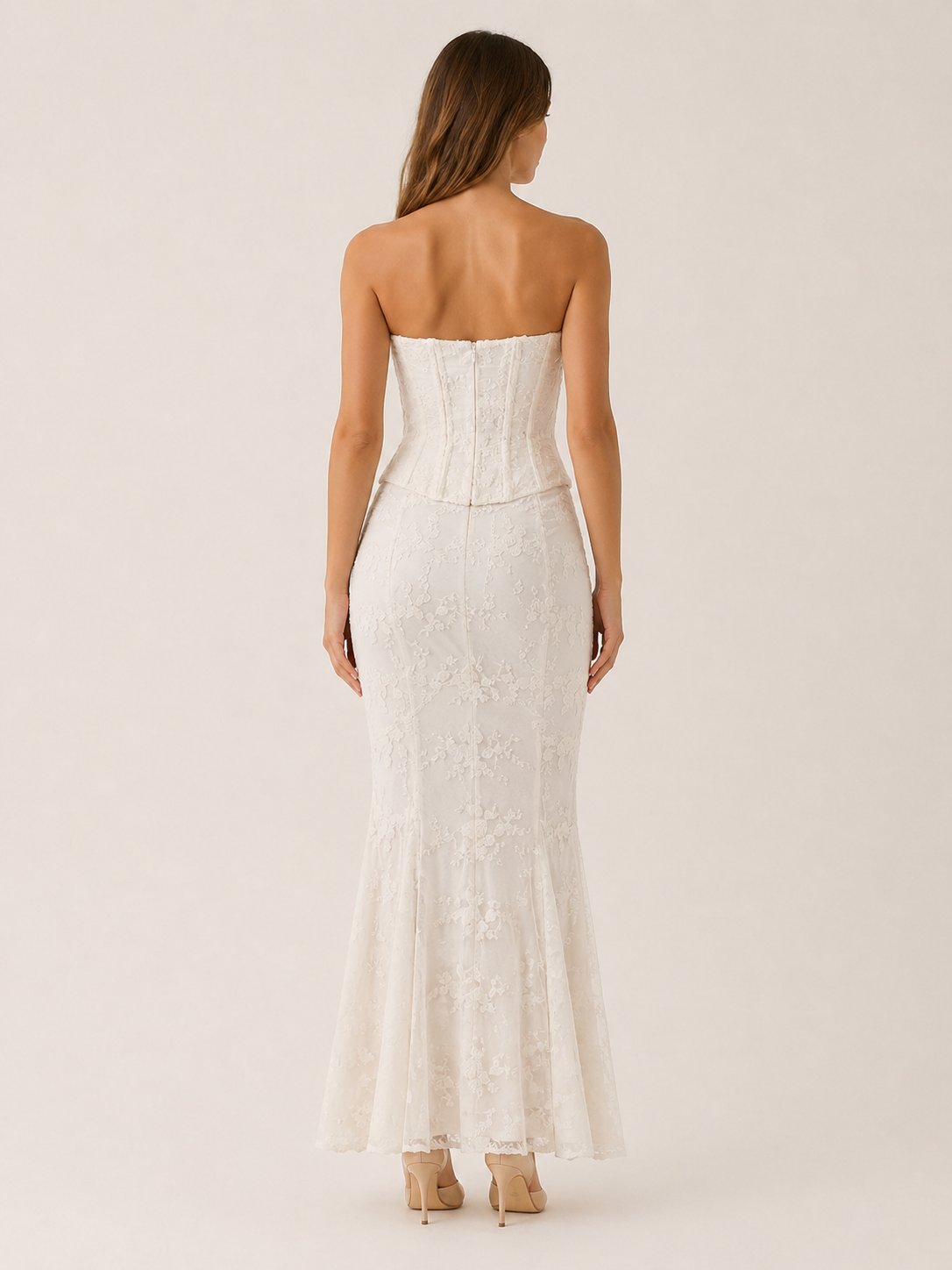 Seraphina | Corset Maxi Dress with Mermaid Hem