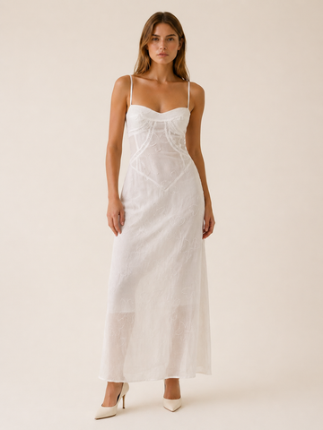 Celeste | Maxi Dress with Strappy Detail