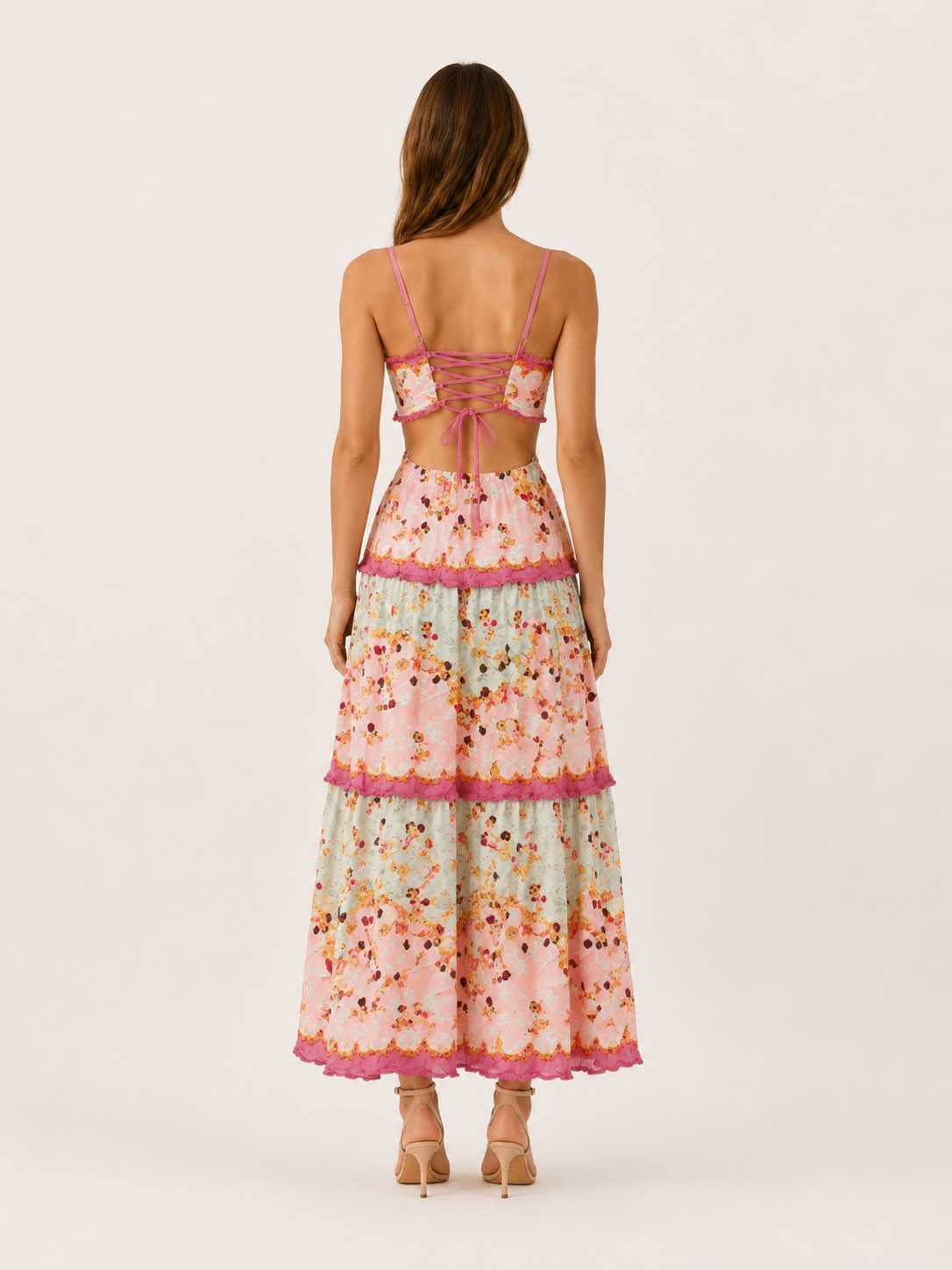 Annika | Tiered Maxi Dress with Ruffle Skirt