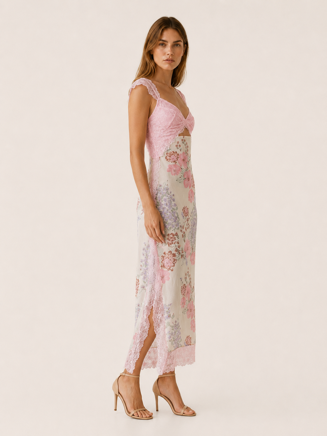 Asha | Wedding Guest Maxi Dress with Side Slit