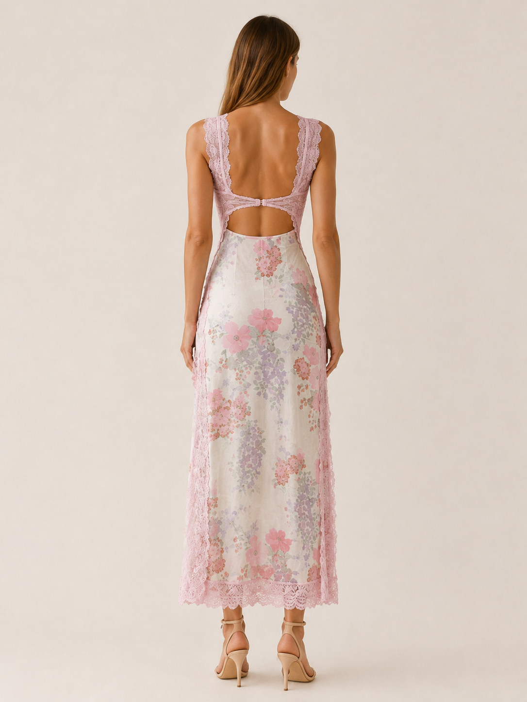 Asha | Women's Side Slit Wedding Guest Maxi Dress