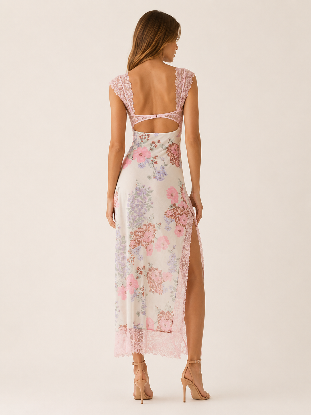 Asha | Wedding Guest Maxi Dress with Side Slit