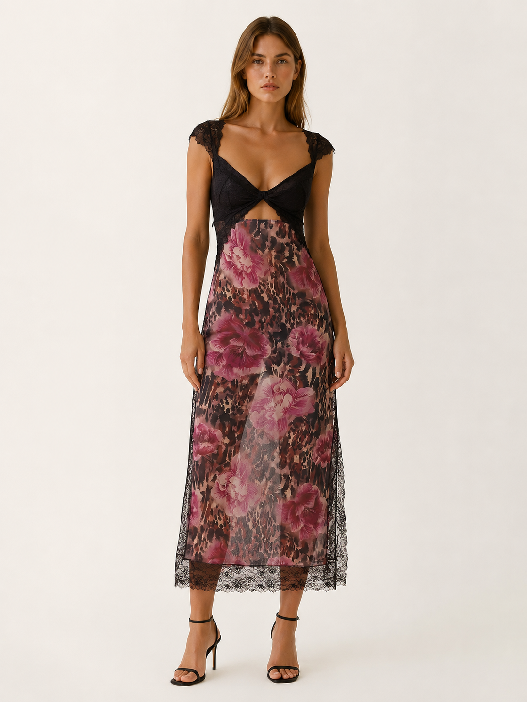 Asha | Wedding Guest Maxi Dress with Side Slit
