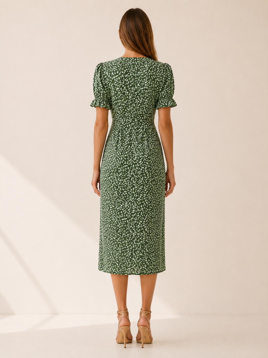 Aviana | Midi Dress with Wrap Front