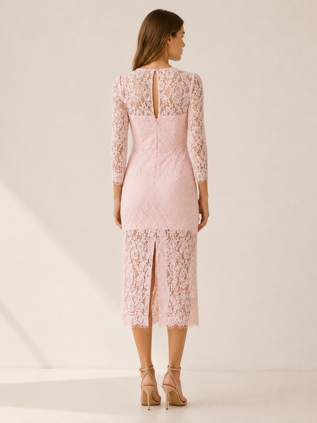 Avina | Midi Dress with Long Sleeves