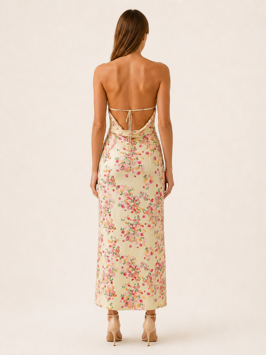 Brenley | Summer Maxi Dress with Strapless Neckline