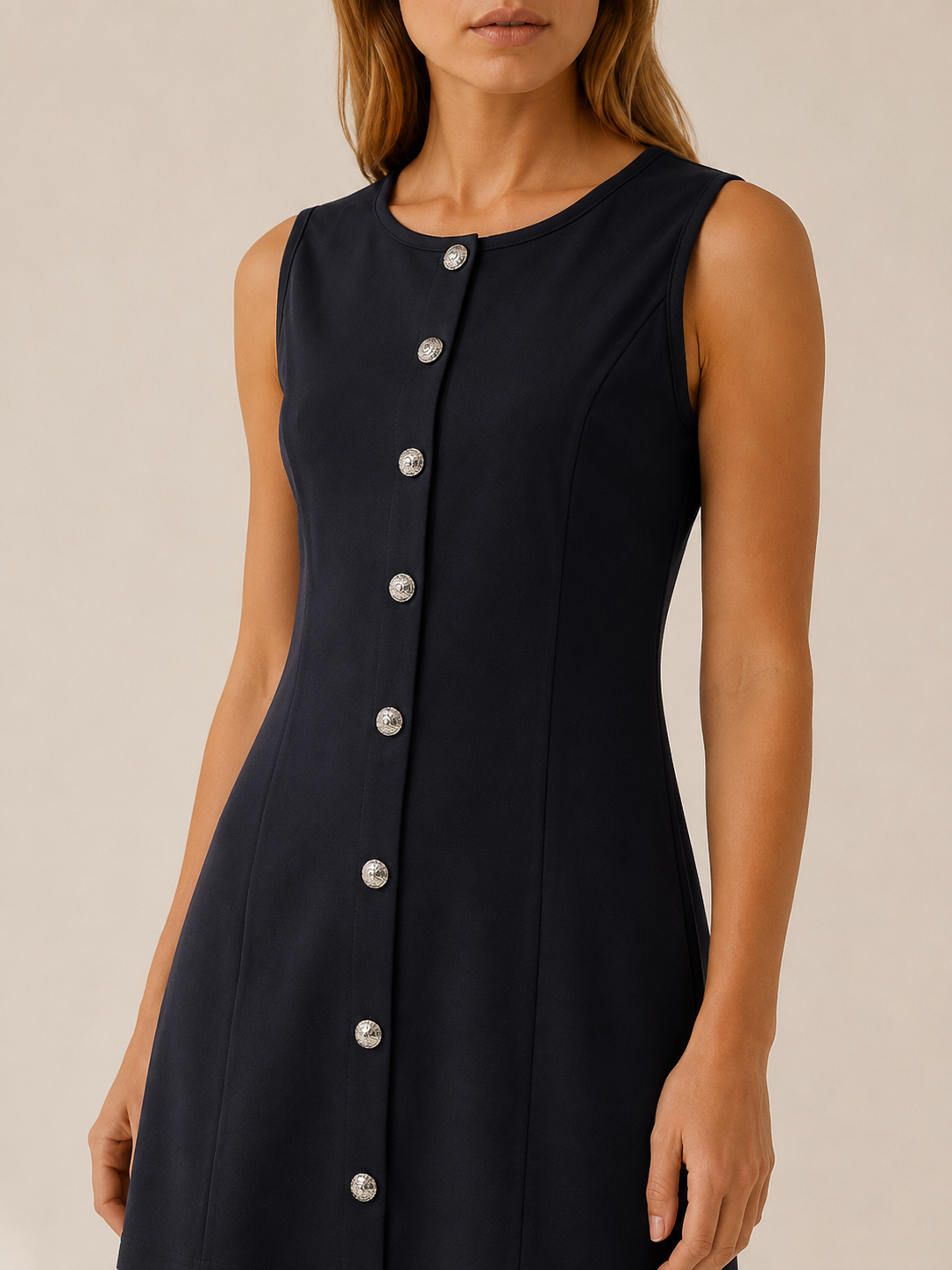Calista | Backless Halter Mini Dress