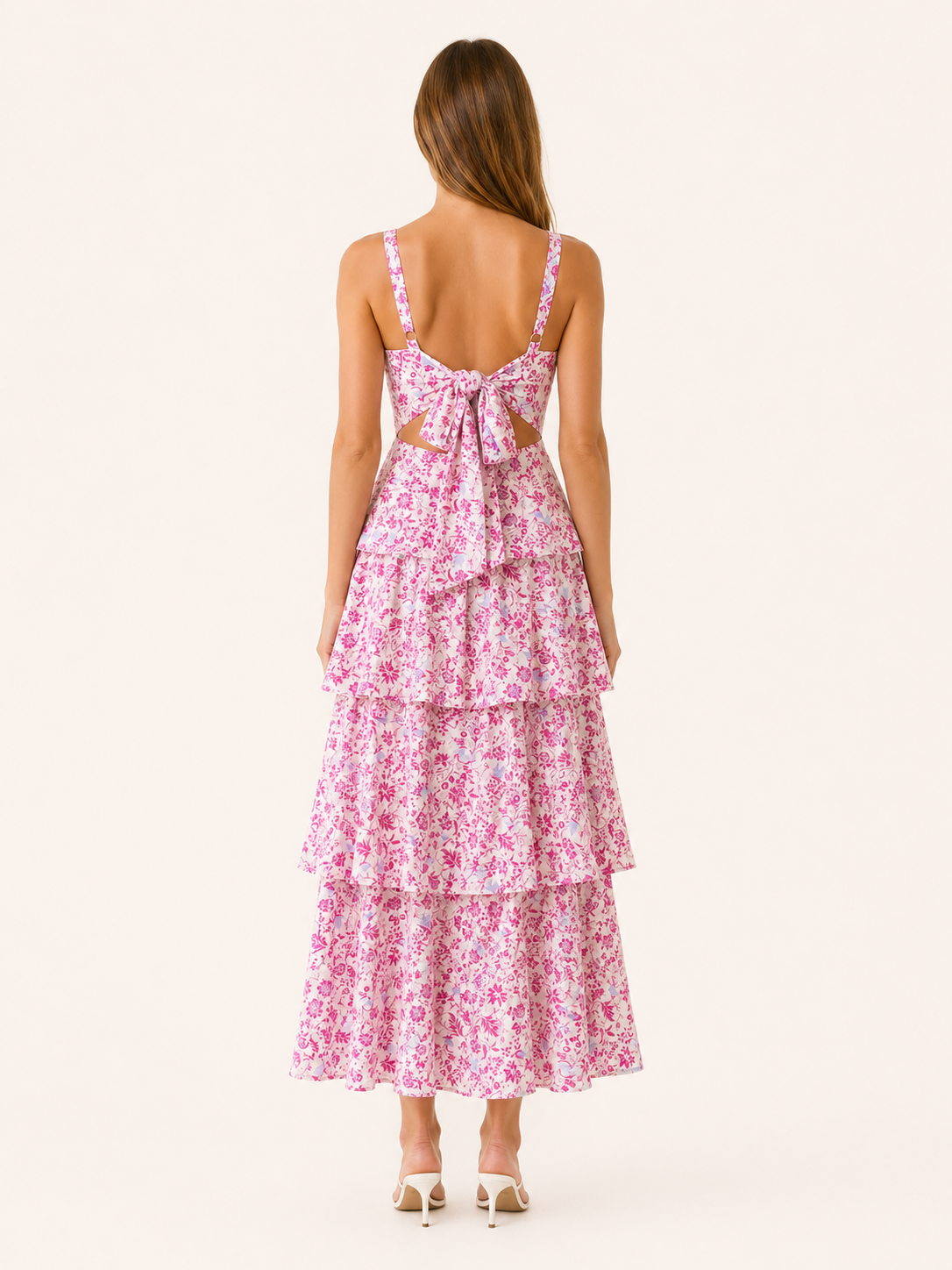 Calista | Flowy Maxi Dress with Tiered Skirt