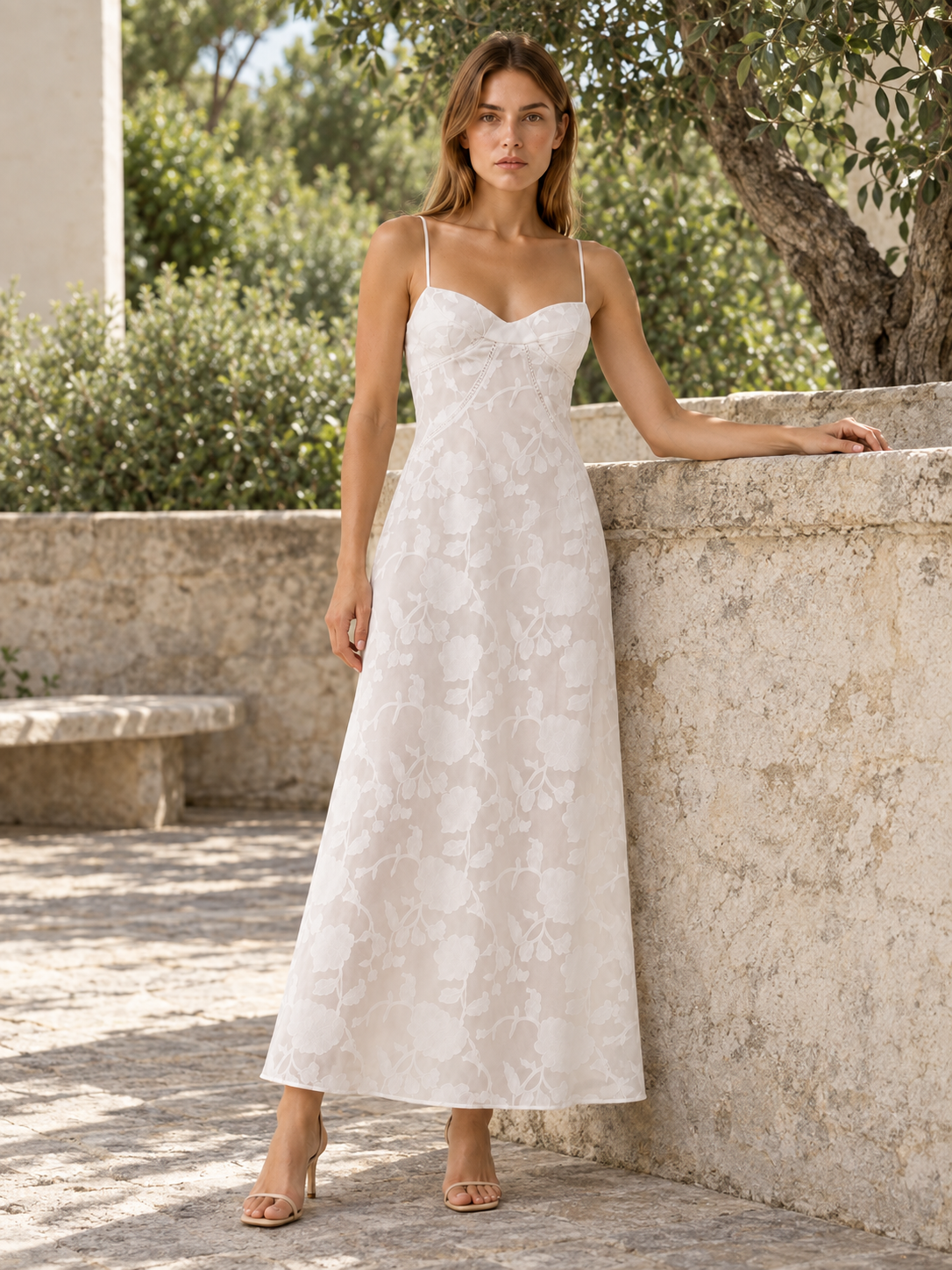 Celeste | Maxi Dress with Strappy Detail
