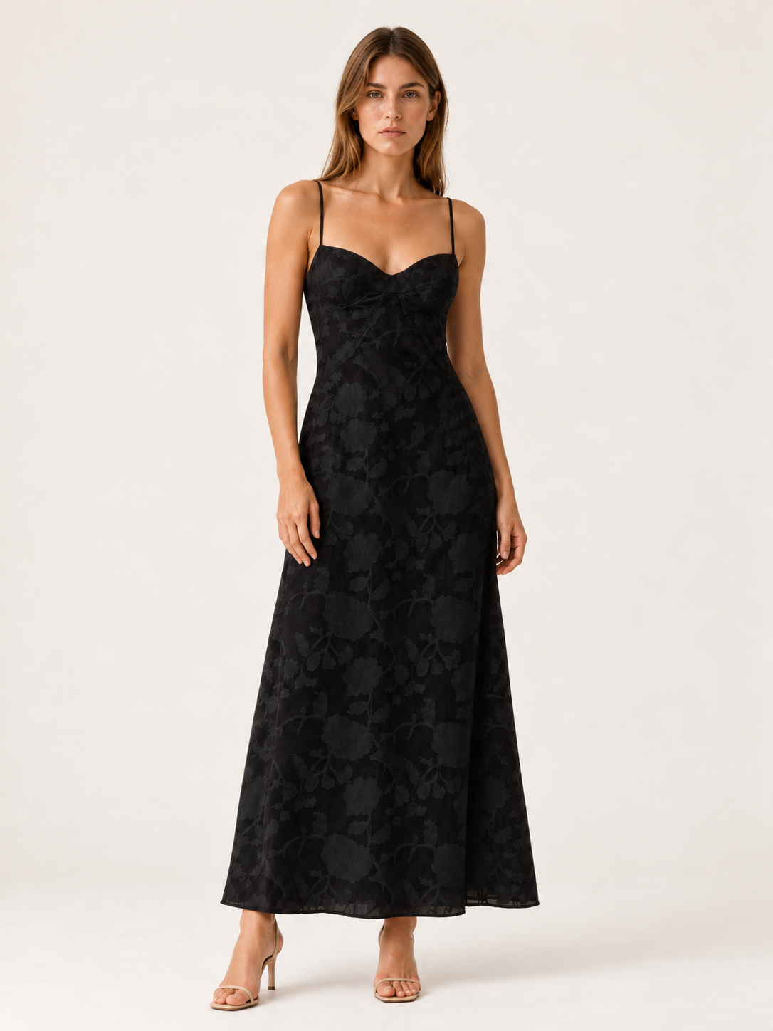 Celeste | Maxi Dress with Strappy Detail