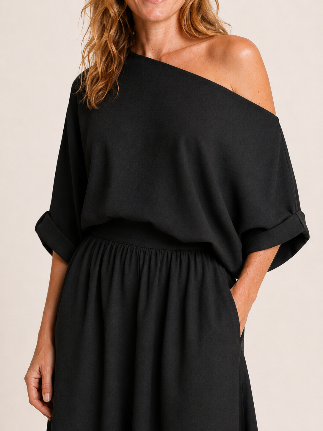 Charlotte | Women's One Shoulder Top and Maxi Skirt Two Piece Set
