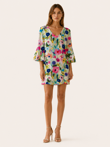 Diana | Mini Dress with V Neck