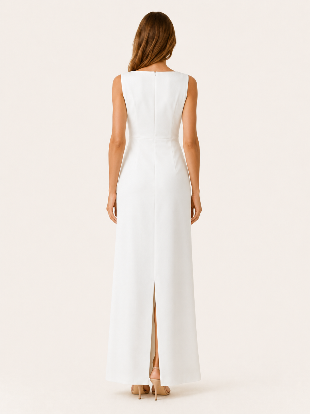 Ellory | Sleeveless Maxi Dress with Draped Waist