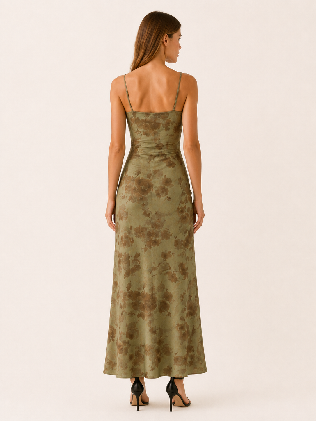 Evelina | Flowy Maxi Dress with Ruched Bodice