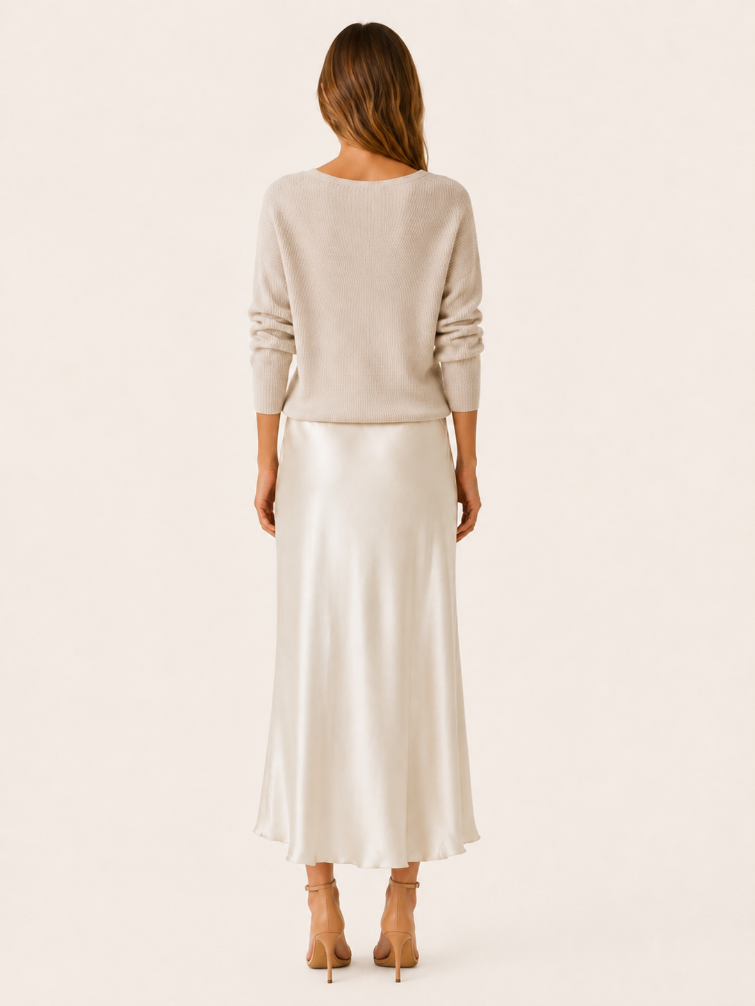 Harlow | Women's V Neck Knit Dress Set