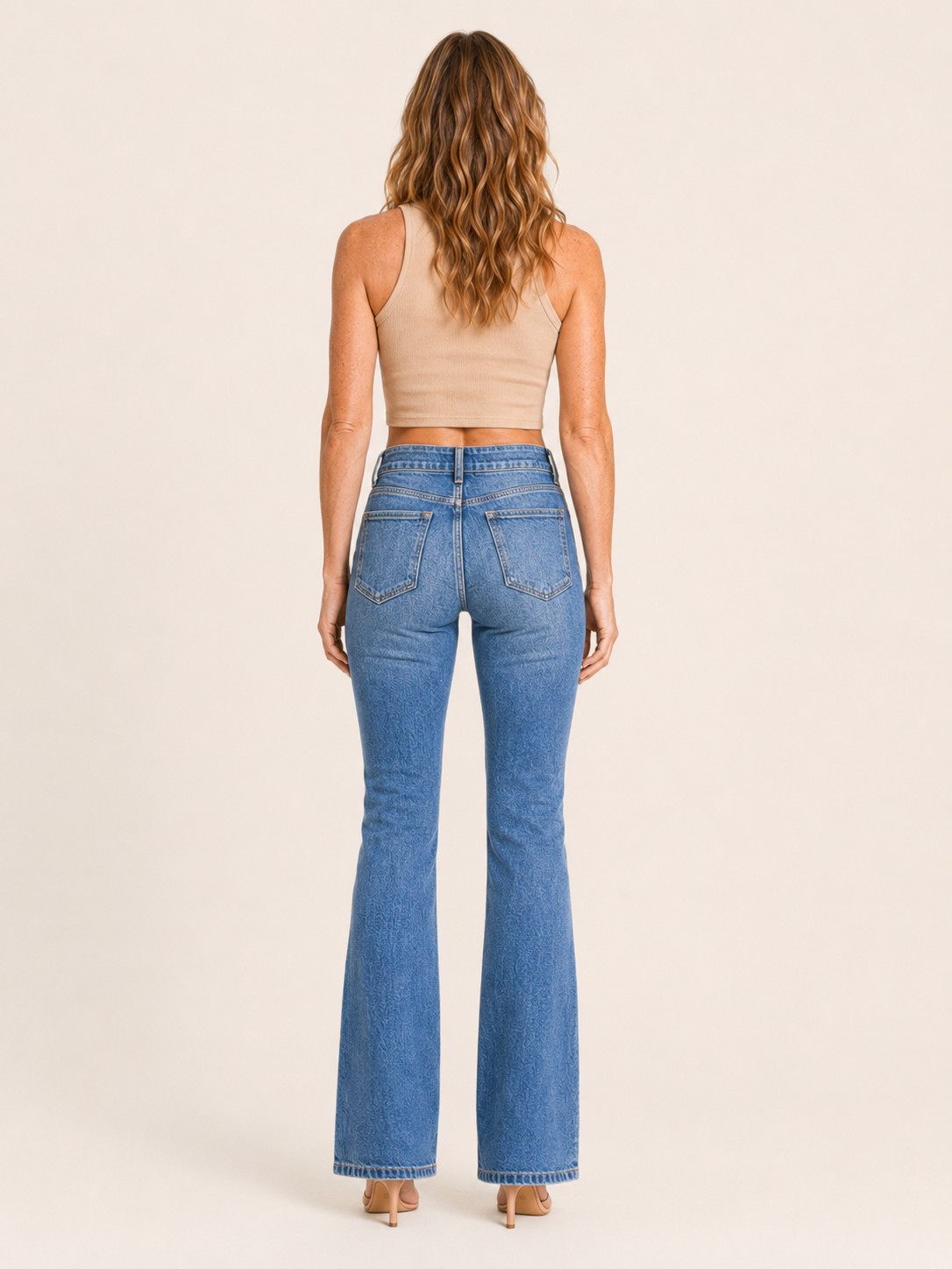 Issabela | Women's High Waisted Sculpted Flare Jeans