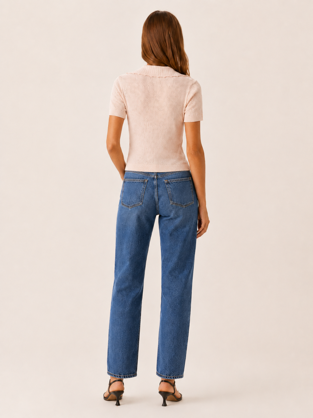 Jessa | Women's Knitted V Neck Button Front Shirt