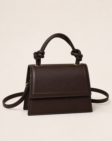 Junia | Women's Knotted Top Handle Crossbody Bag