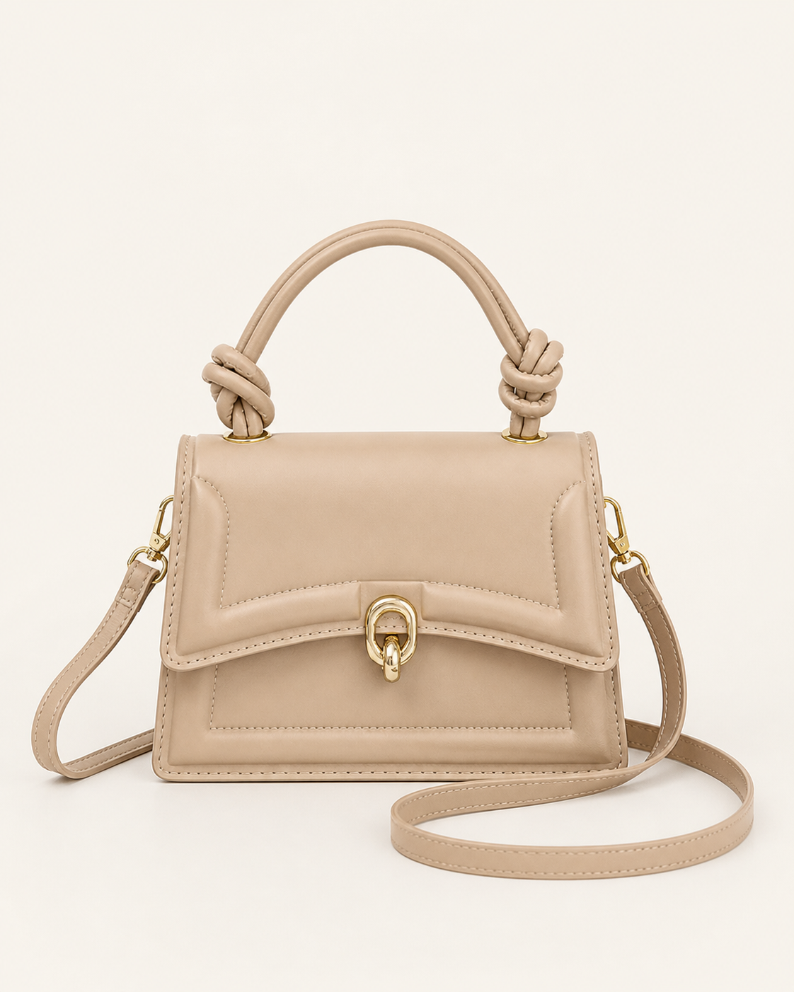 Junia | Women's Knotted Top Handle Crossbody Bag