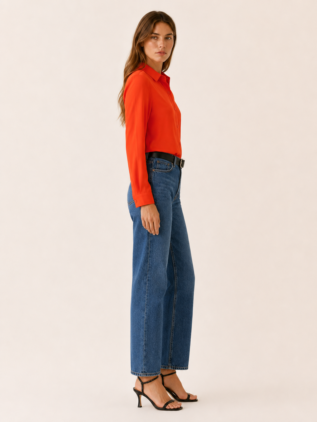 Kaelin | Women's Collared Button Front Blouse