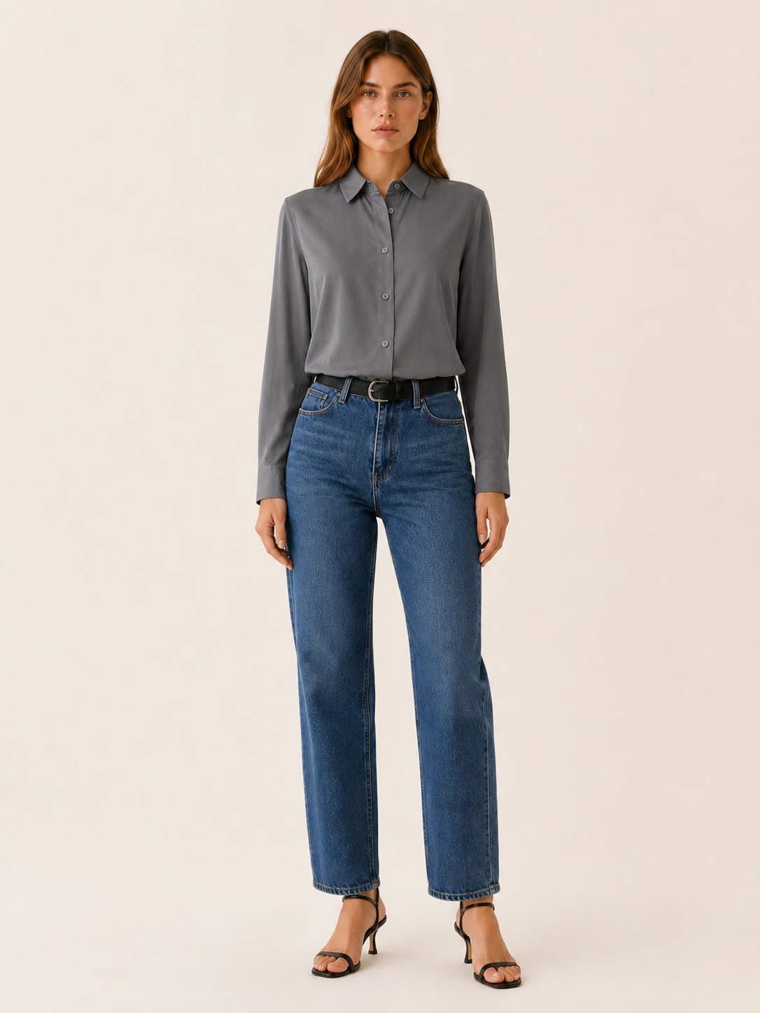Kaelin | Women's Collared Button Front Blouse
