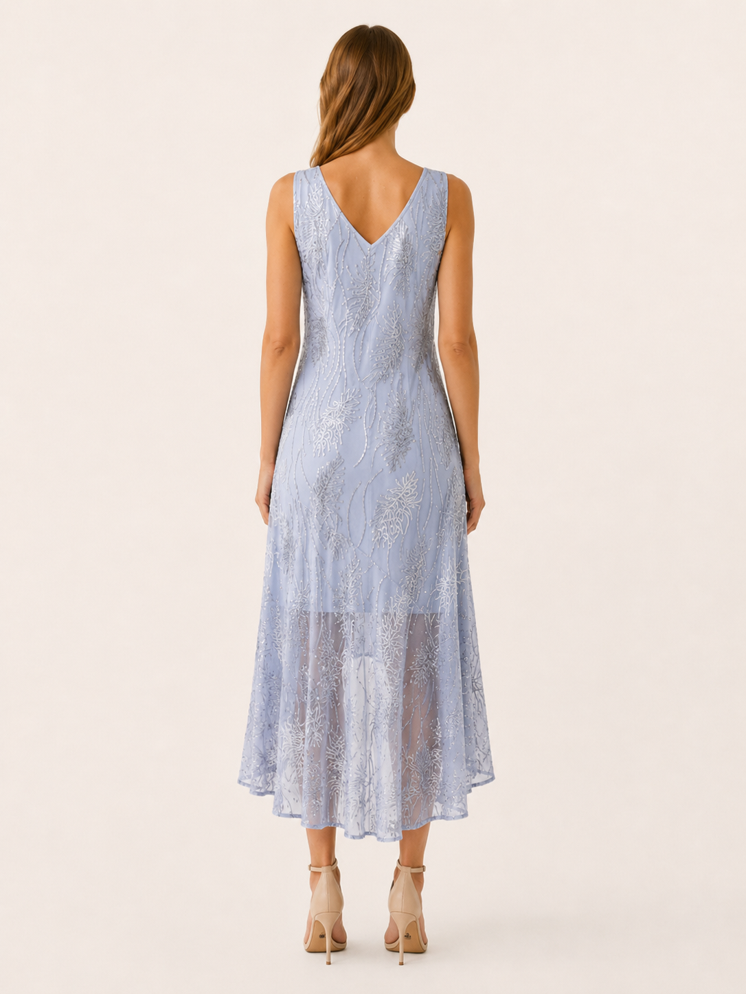 Kinley | Maxi Dress with A-Line Fit High-Low Hem