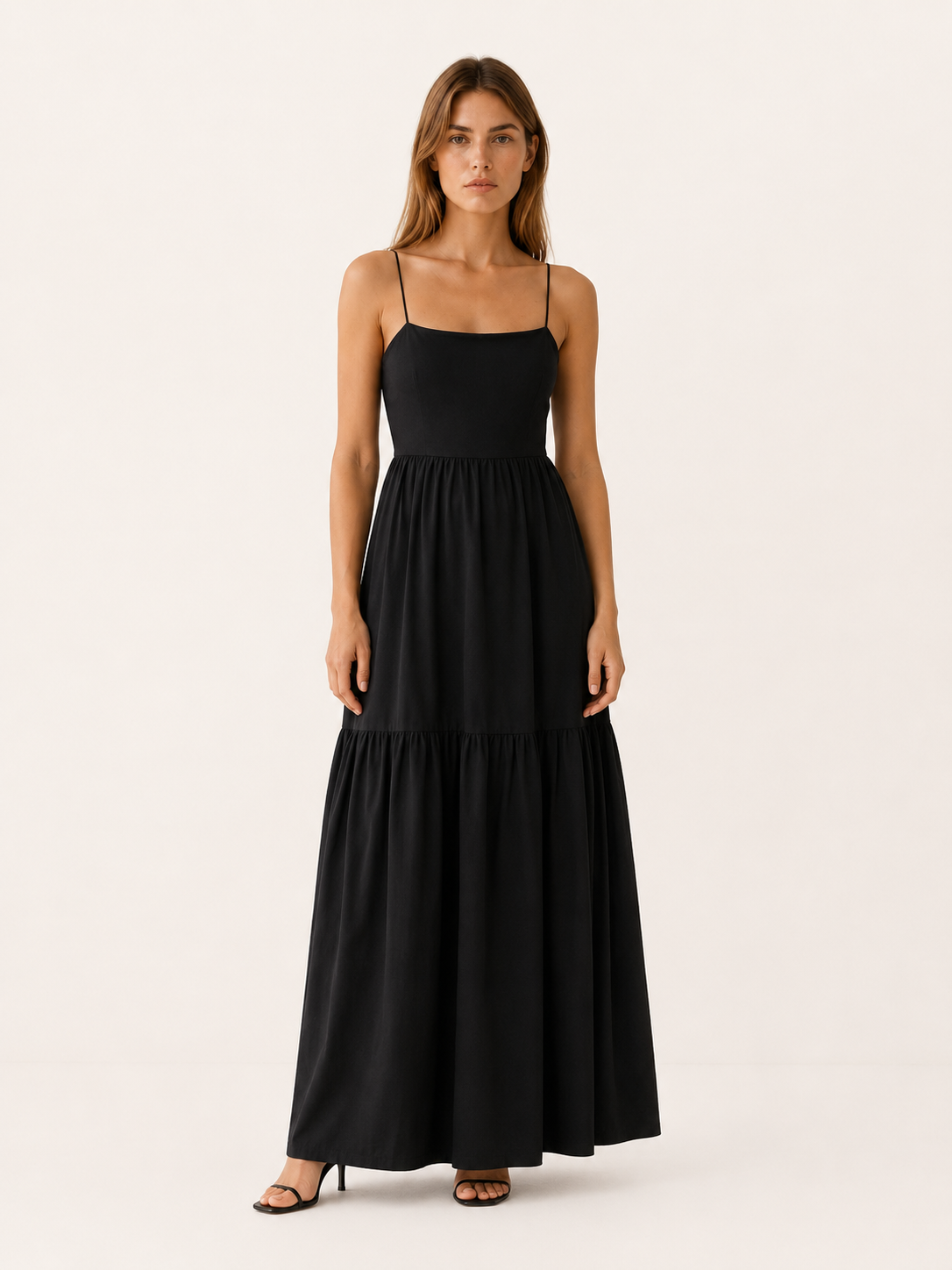 Kovia | Backless Maxi Dress with Sleeveless Flowing Fit