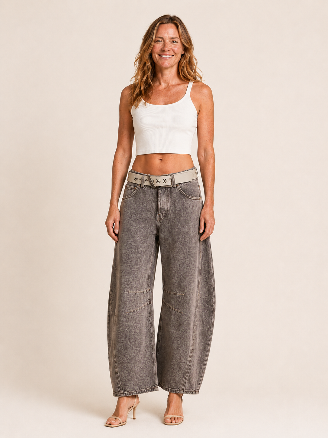 Leilanie | Women's Relaxed Barrel Leg Jeans