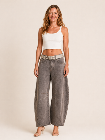 Leilanie | Women's Relaxed Barrel Leg Jeans