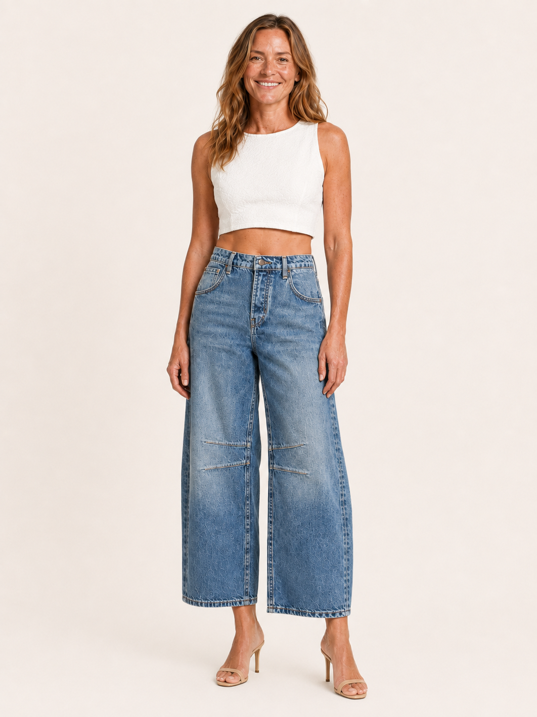 Leilanie | Women's Relaxed Barrel Leg Jeans