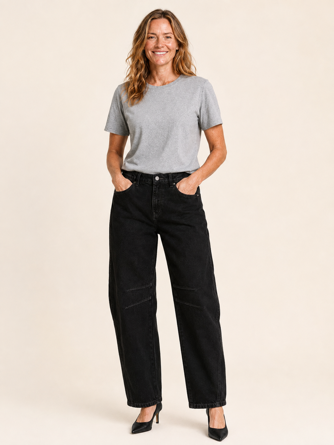 Leilanie | Women's Relaxed Barrel Leg Jeans
