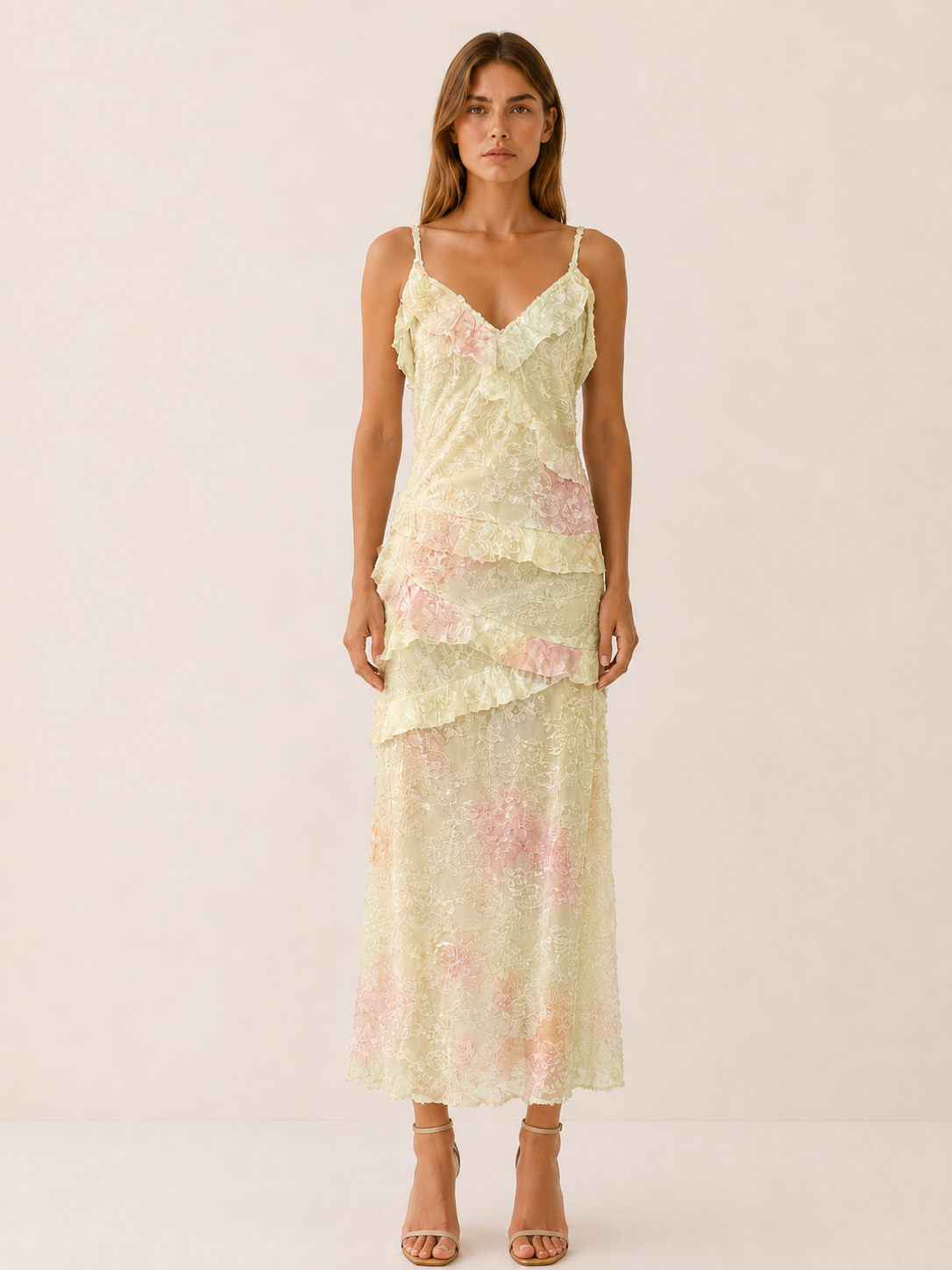 Lumi | Maxi Dress with Tiered Ruffle Detail