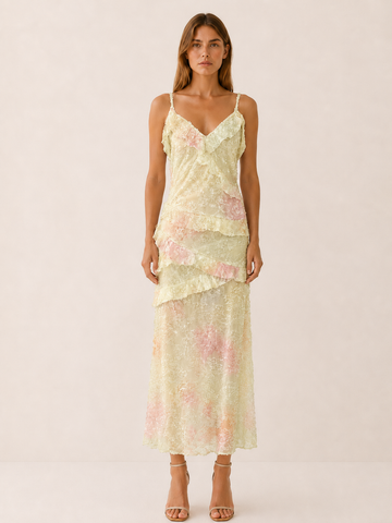 Lumi | Maxi Dress with Tiered Ruffle Detail