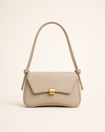 Lunara | Women's Gold Clasp Evening Shoulder Bag