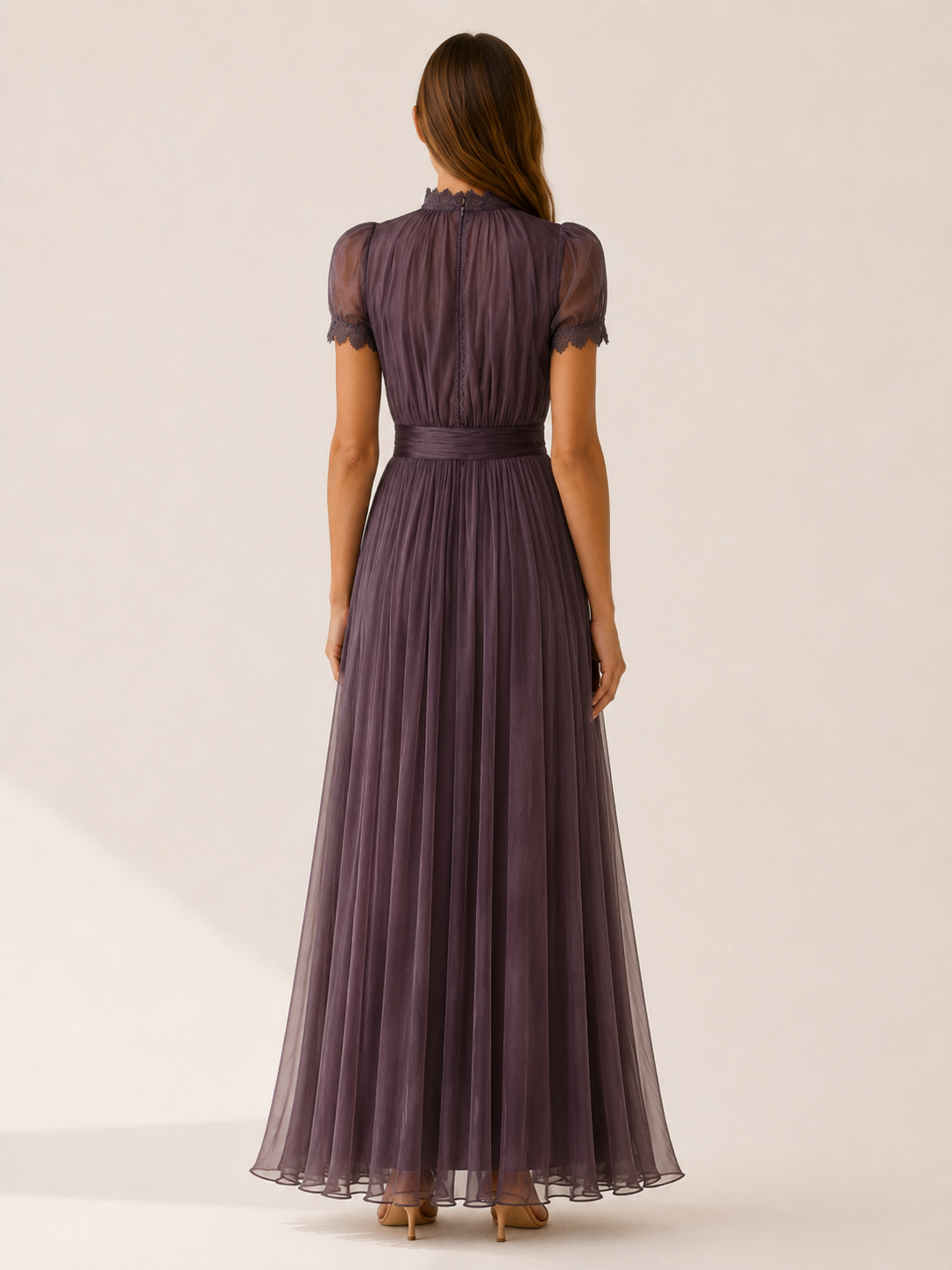 Lunelle | Chiffon Maxi Dress with Flowy Skirt
