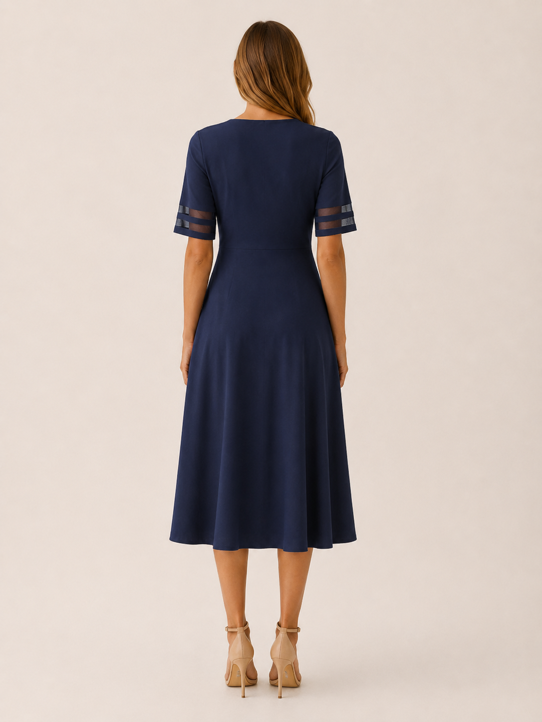 Lysbeth | Midi Dress with Button Detail and Side Pockets