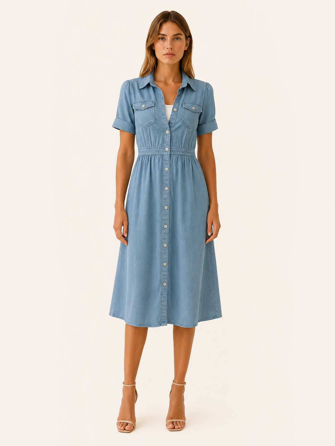 Merritt | Midi Dress with Relaxed Fit Day-to-Evening Wear