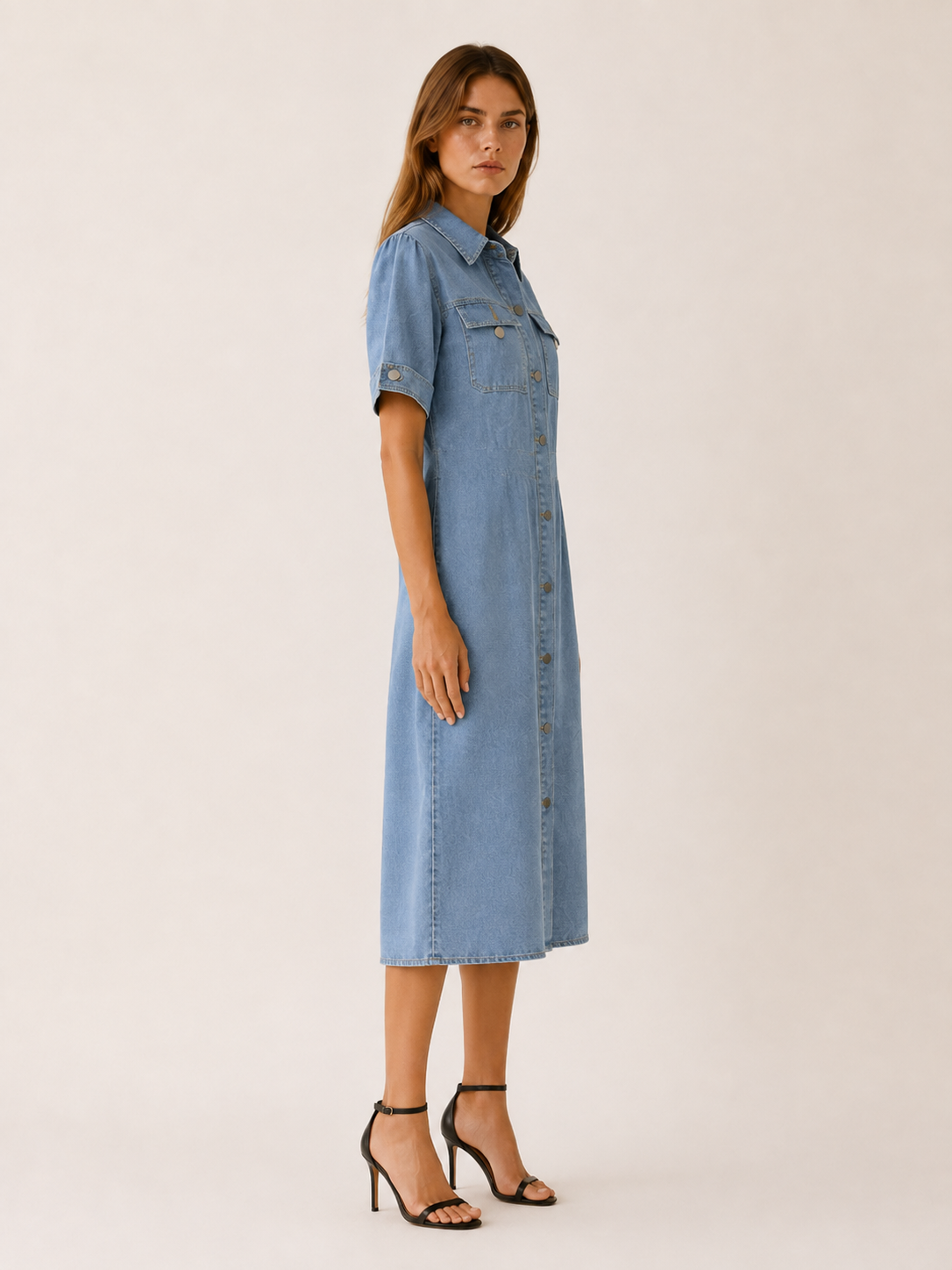 Merritt | Women's Relaxed Fit Everyday Midi Dress