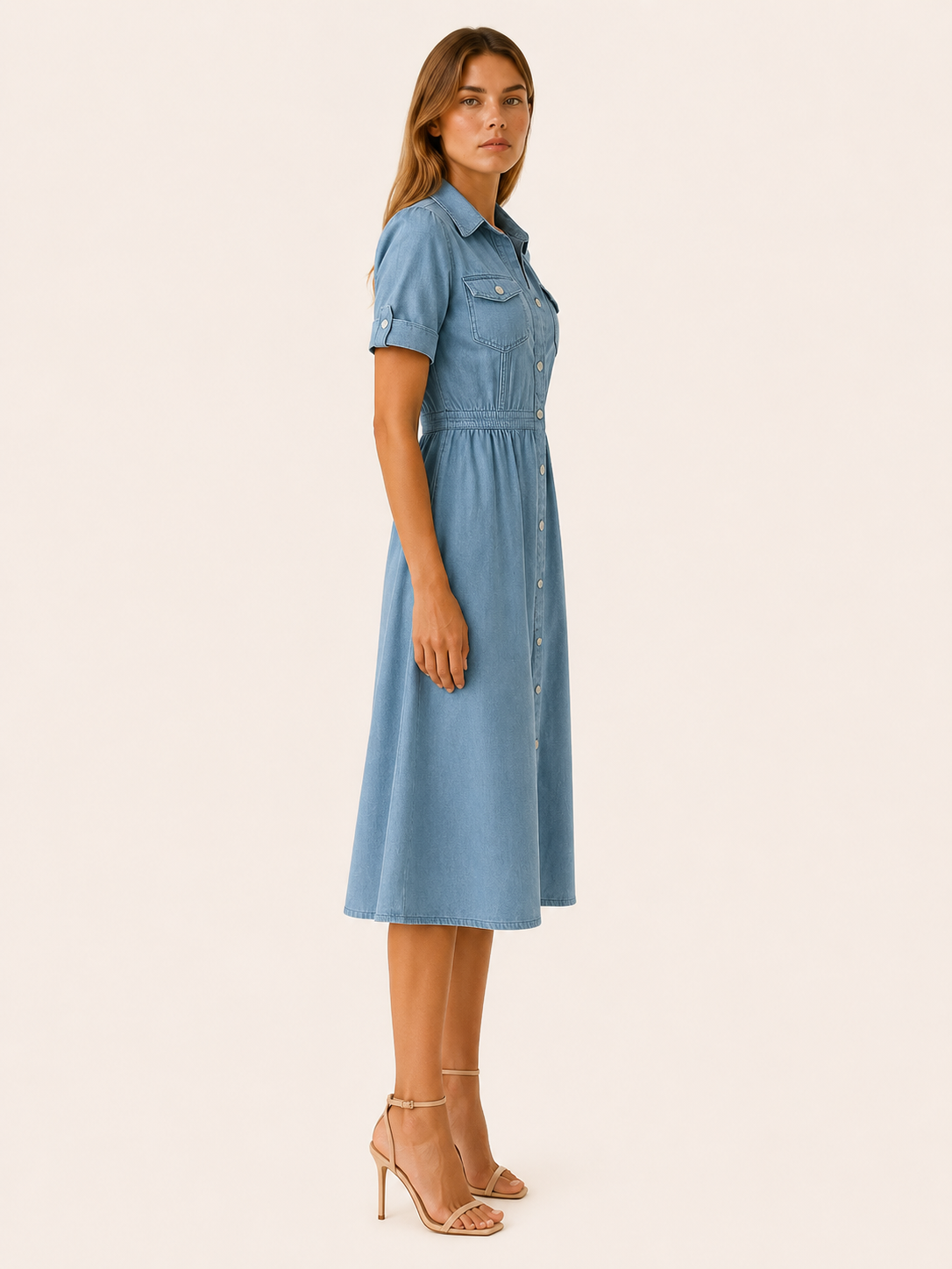 Merritt | Midi Dress with Relaxed Fit Day-to-Evening Wear