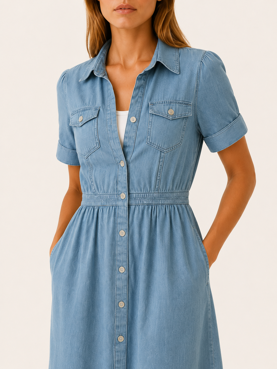 Merritt | Midi Dress with Relaxed Fit Day-to-Evening Wear