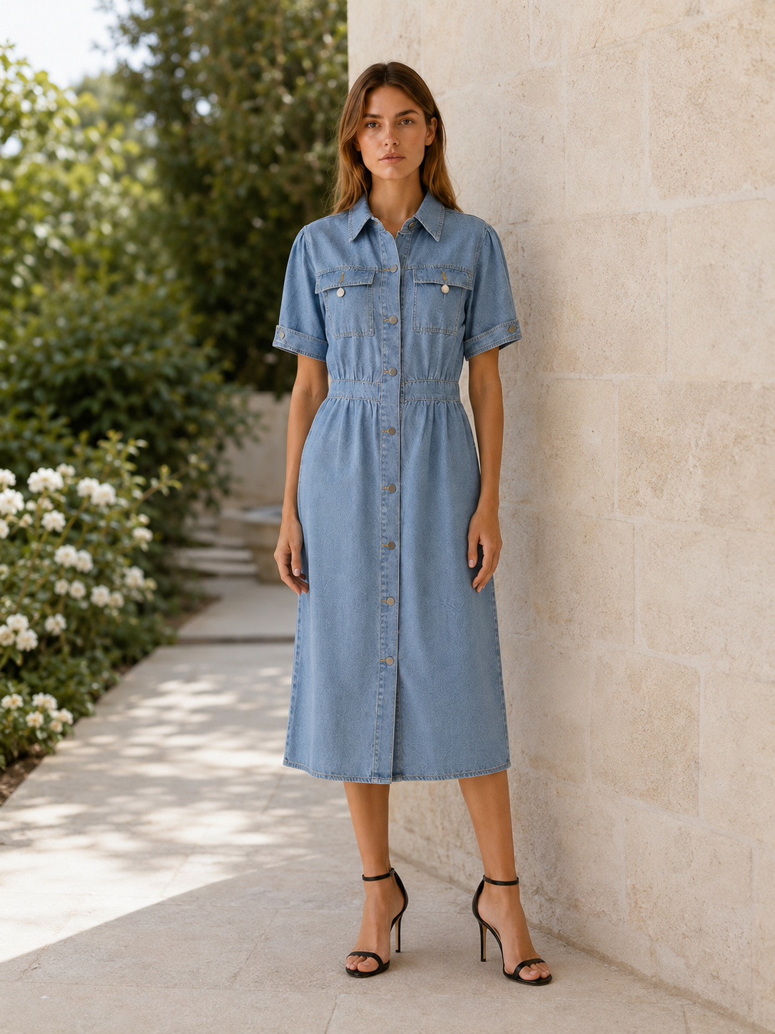 Merritt | Women's Relaxed Fit Everyday Midi Dress
