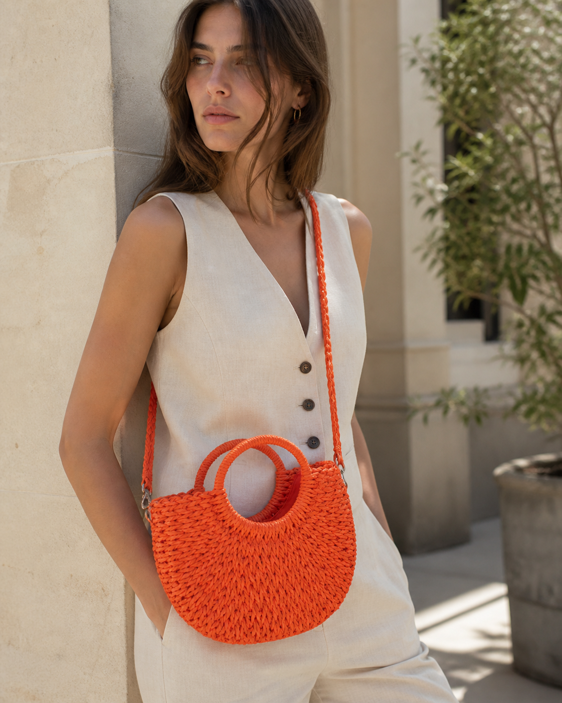 Mirelle | Women's Woven Crossbody Summer Beach Bag