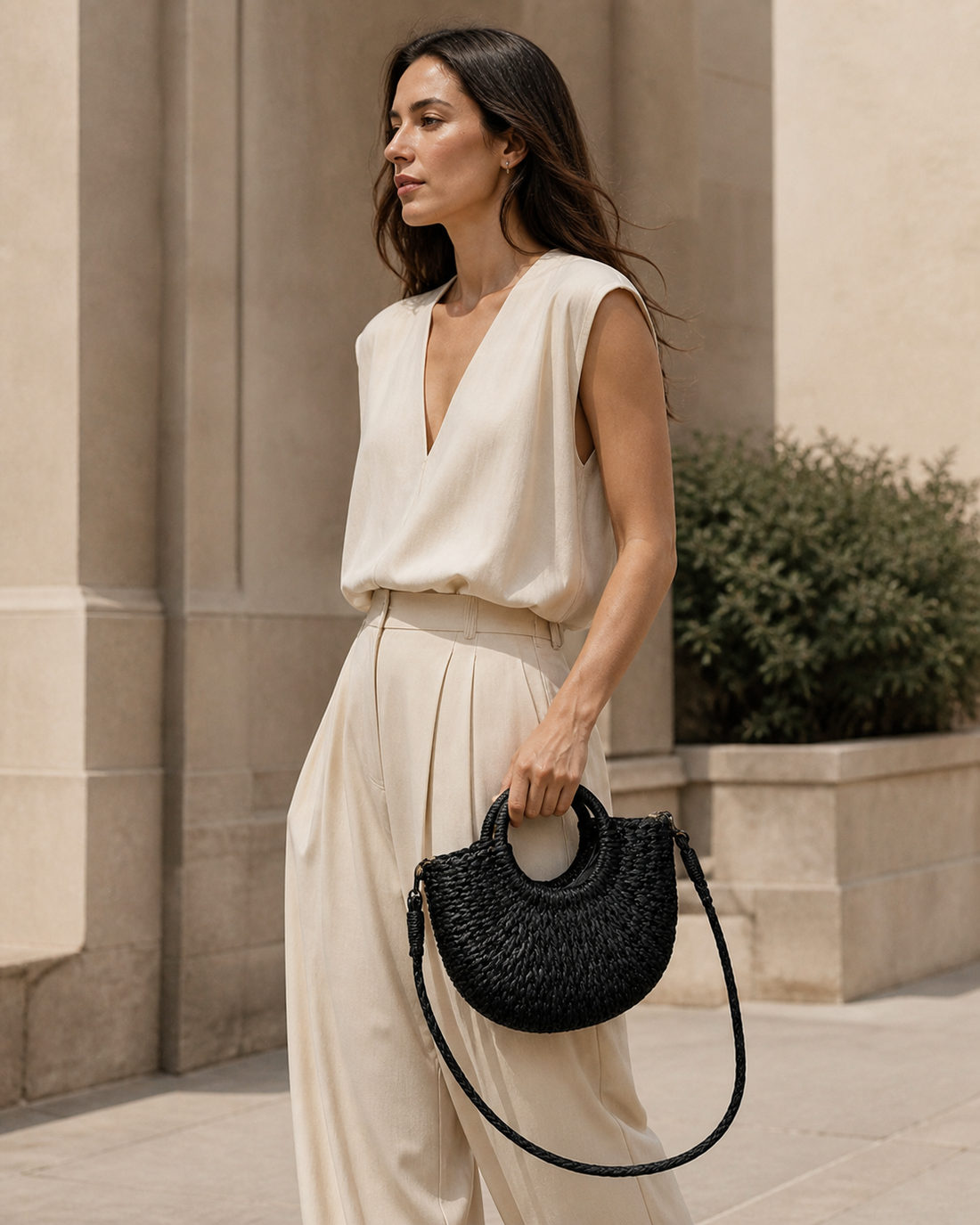 Mirelle | Women's Woven Crossbody Summer Beach Bag