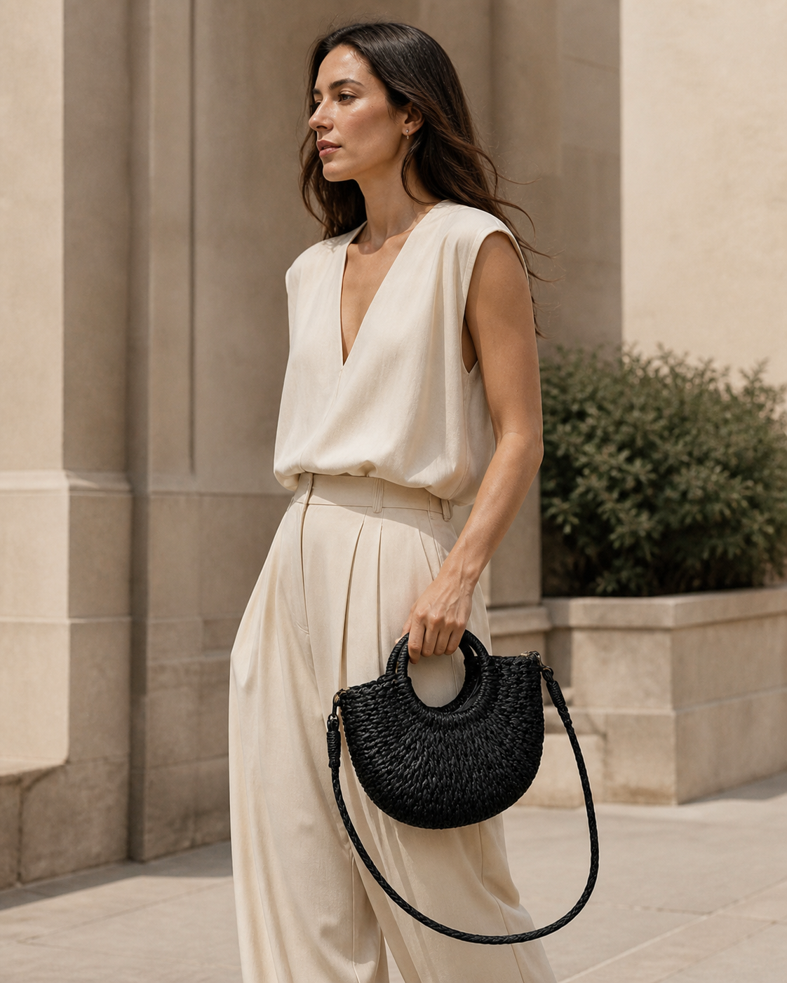 Mirelle | Women's Woven Crossbody Summer Beach Bag