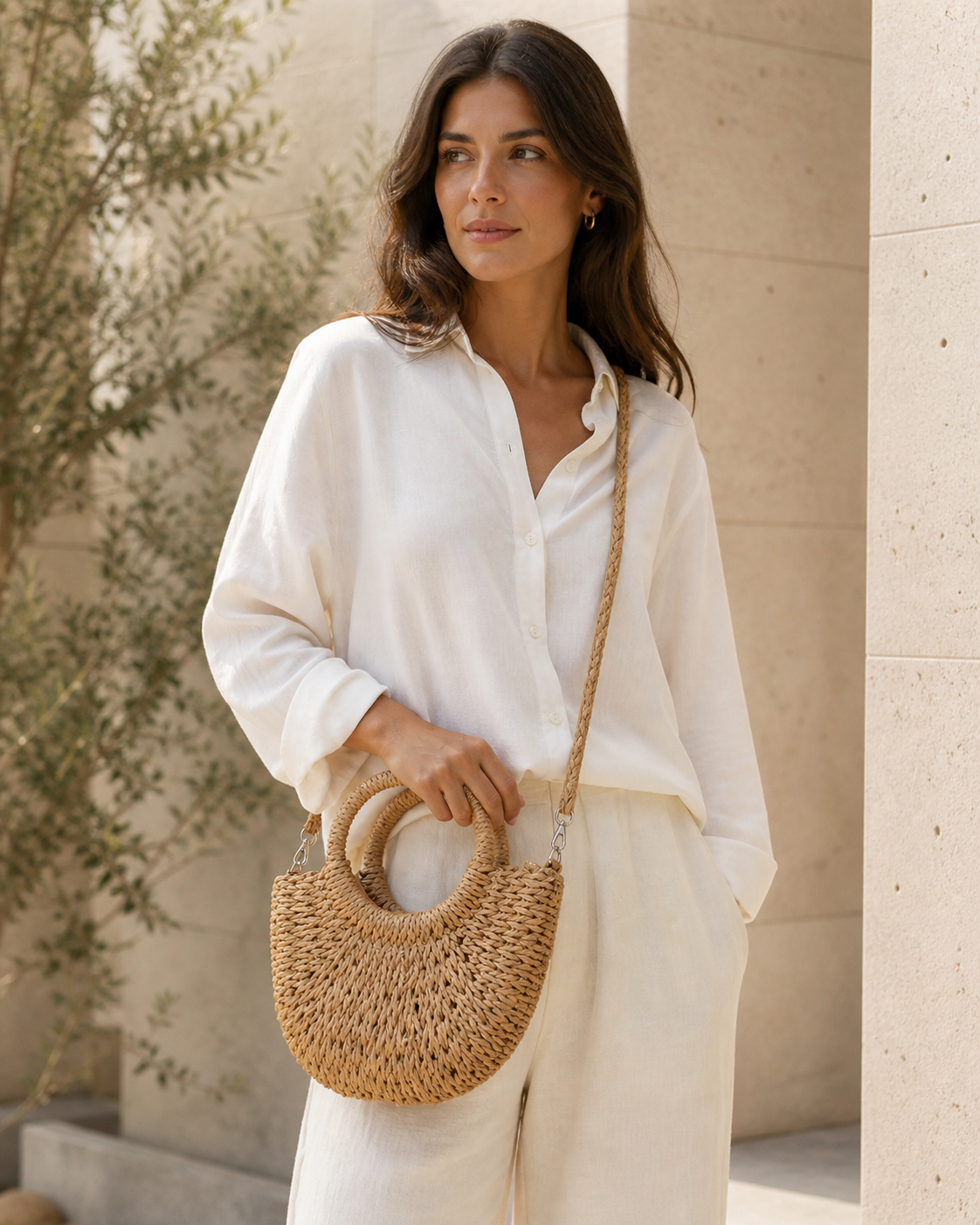 Mirelle | Women's Woven Crossbody Summer Beach Bag