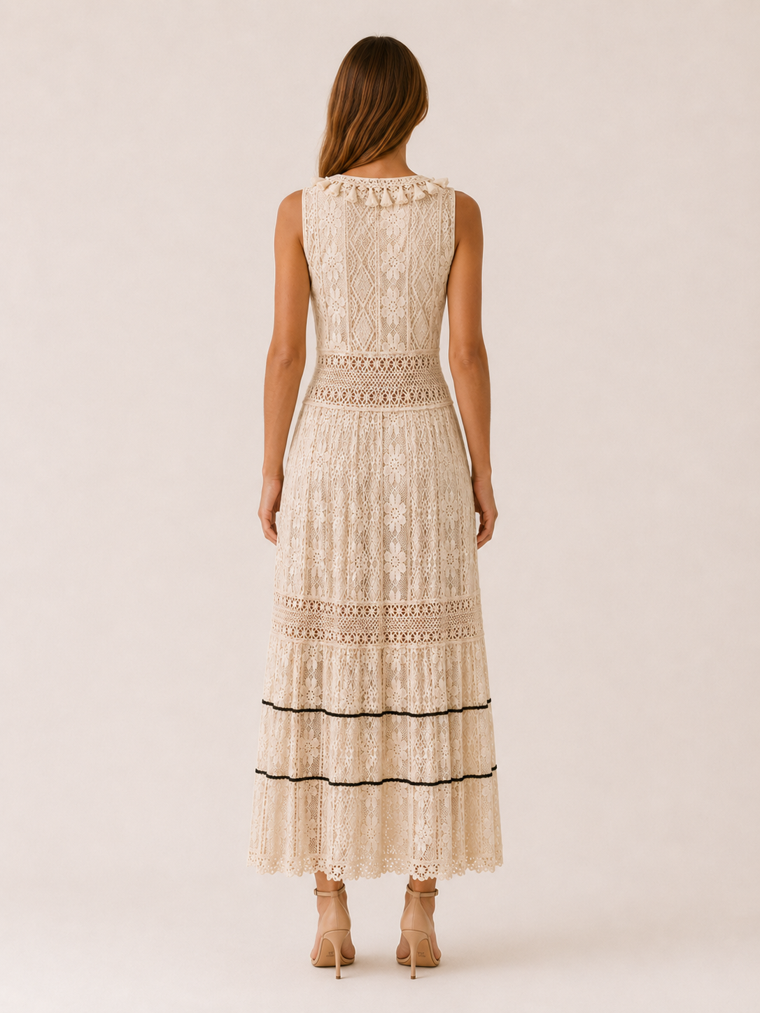 Morwenna | Flowy Maxi Dress with V Neck
