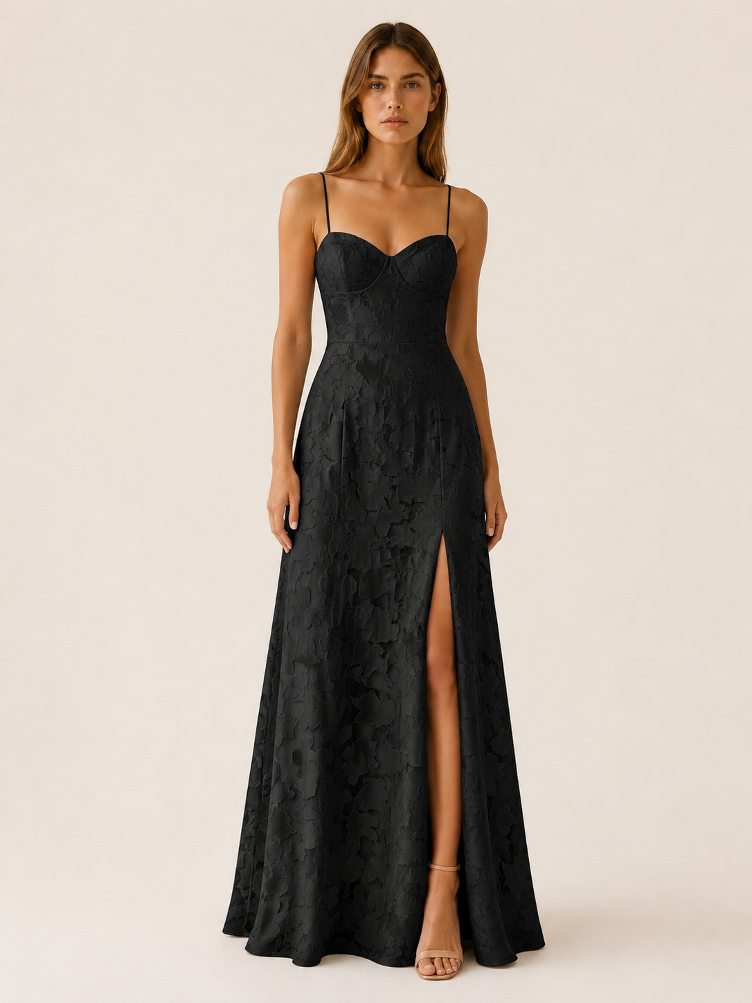 Ondine | Wedding Guest Maxi Dress with Side Slit
