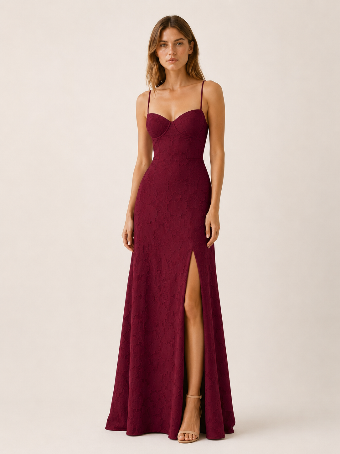 Ondine | Wedding Guest Maxi Dress with Side Slit