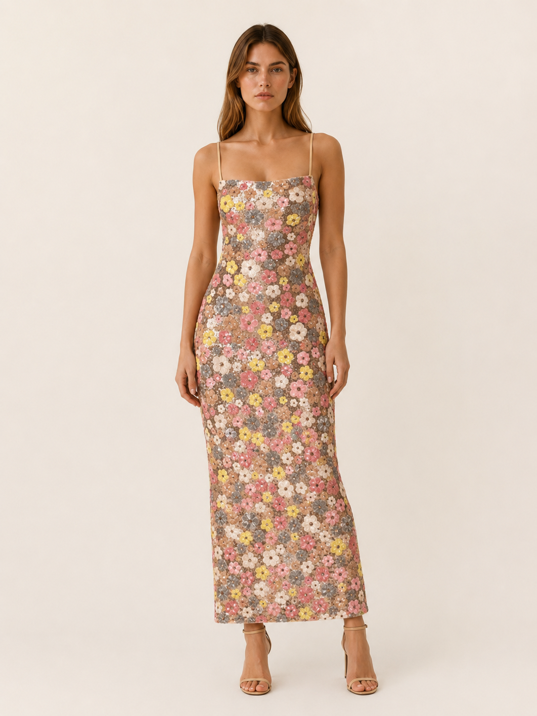 Rheva | Maxi Dress with Detail Strappy