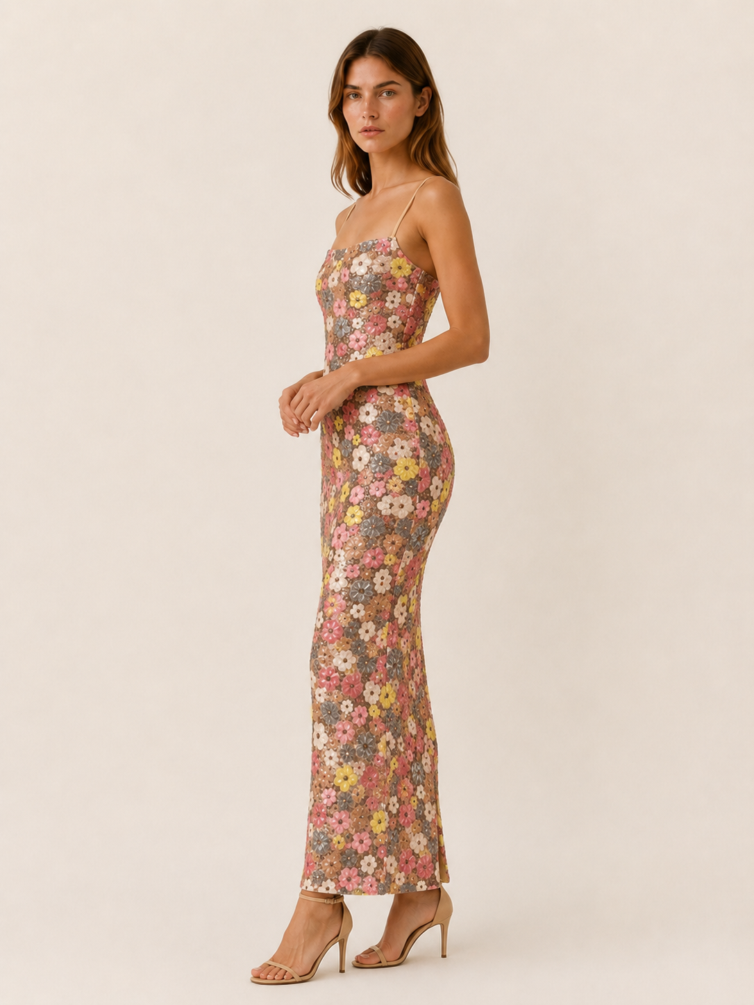 Rheva | Maxi Dress with Detail Strappy